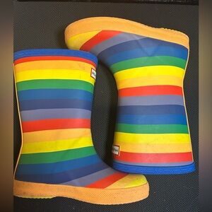 GUC Hunter Rainbow Boots Girls UK 11 🌈